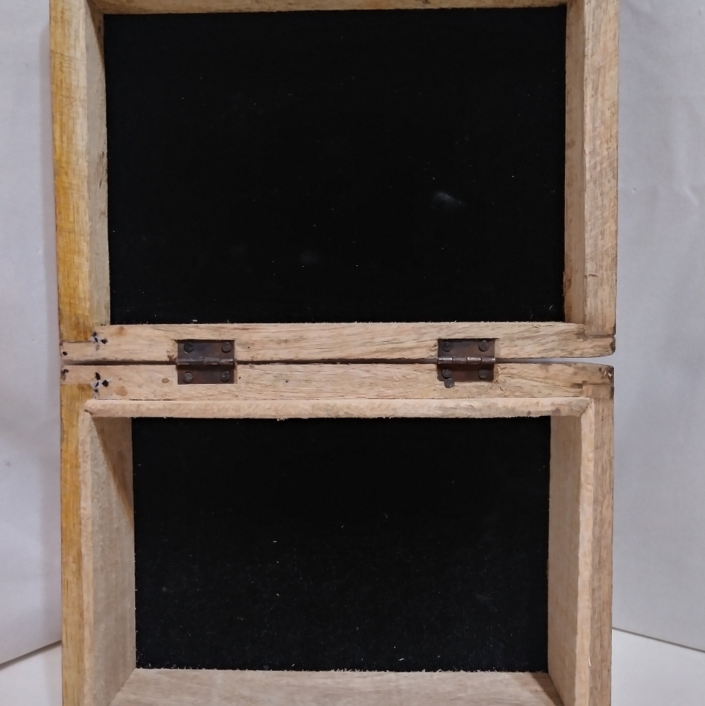 Wooden Keepsake Magic Storage Witchy Jewlery Spell Box Raven Pentagram Crow Vine - Picture 7 of 14